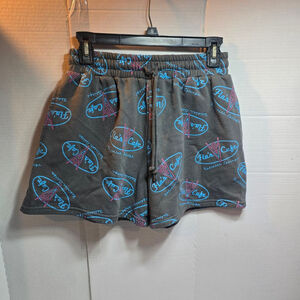 Women's Pixar Fla's Cafe Athletic Shorts S Gray Blue